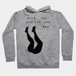 Edgy slogan that boosts your self confidence Hoodie